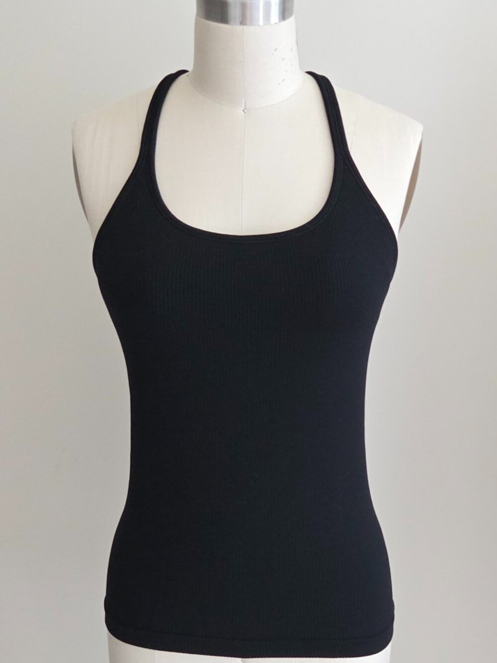 Athleta Renew Built-In Bra Tank Top Black Size Small A-C